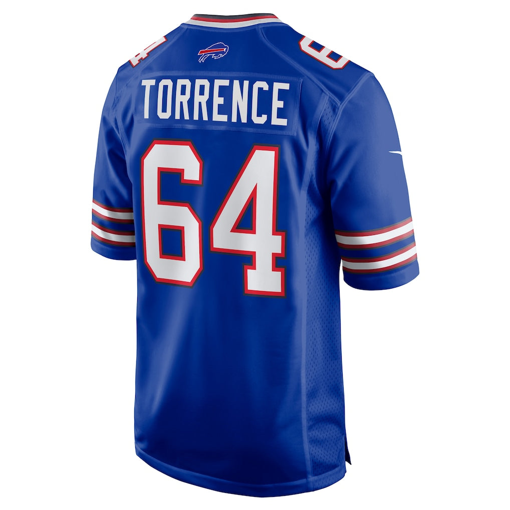 Perkns B.Bills #64 O'Cyrus Torrence Royal Home Game Jersey