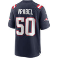 Perkns NE.Patriots #50 Mike Vrabel Navy Game Retired Player Jersey