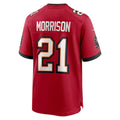 Perkns TB.Buccaneers #21 Benjamin Morrison Red Team Game Jersey
