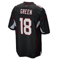 Perkns A.Cardinals #18 A.J. Green Black Game Jersey