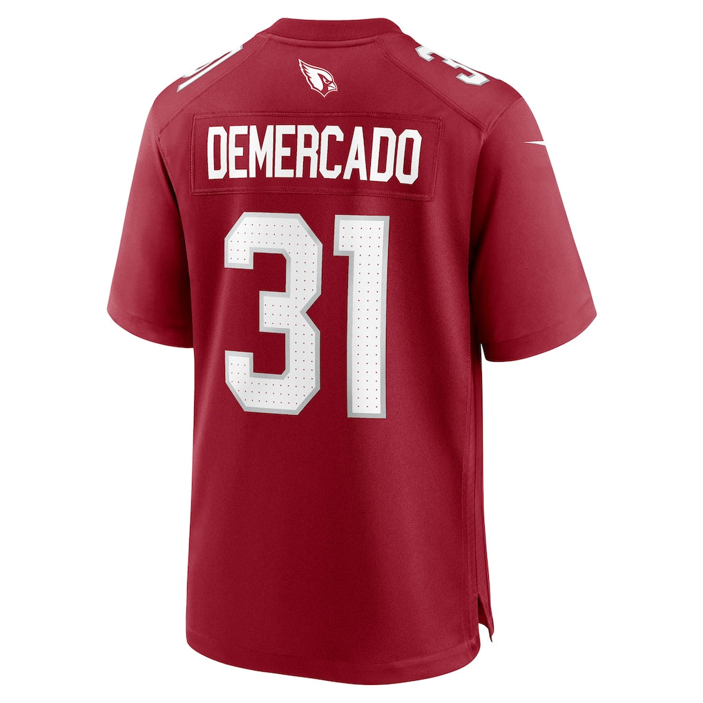 Perkns A.Cardinals #31 Emari Demercado Cardinal Team Game Jersey
