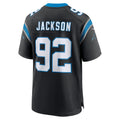 Perkns C.Panthers #92 Cam Jackson Black Team Game Jersey