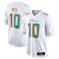 Perkns #10 Tyreek Hill Player M.Dolphins White Fashion Game Stitched Jerseys