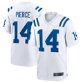 Perkns #14 Alec Pierce Player IN.Colts Away Game Stitched Jerseys - White