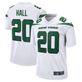 Perkns #20 Breece Hall Player NY.Jets White Away Game Stitched Jerseys