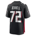Perkns A.Falcons #72 Michael Jerrell Black Team Game Jersey