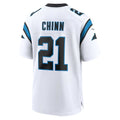 Perkns C.Panthers #21 Jeremy Chinn White Game Jersey