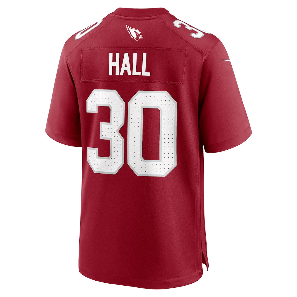 Perkns A.Cardinals #30 Darren Hall Cardinal Team Game Jersey