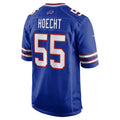 Perkns B.Bills #55 Michael Hoecht Royal Team Game Jersey