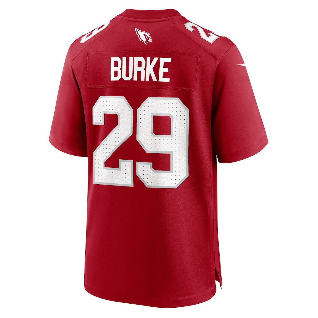 Perkns A.Cardinals #29 Denzel Burke Cardinal Team Game Jersey