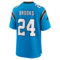 Perkns C.Panthers #24 Jonathon Brooks Blue Alternate Game Player Jersey