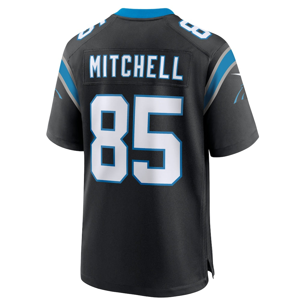 Perkns C.Panthers #85 James Mitchell Black Team Game Jersey
