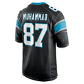 Perkns C.Panthers #87 Muhsin Muhammad Black Retired Player Jersey