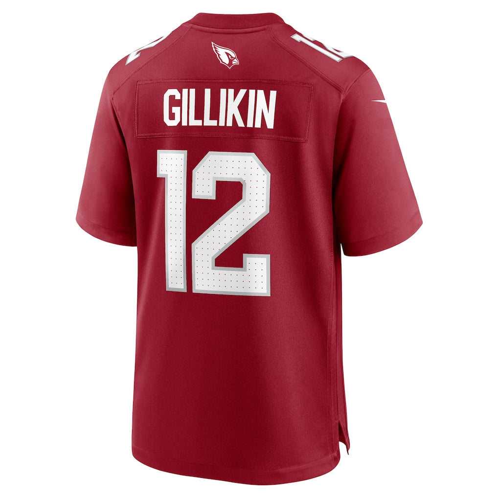 Perkns A.Cardinals #12 Blake Gillikin Cardinal Team Game Jersey