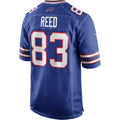 Perkns B.Bills #83 Andre Reed Royal Game Retired Player Jersey