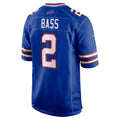 Perkns B.Bills #2 Tyler Bass Royal Game Player Jersey