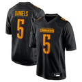 Perkns #5 Jayden Daniels Player W.Commanders Carbon Black Fashion Stitched Jerseys