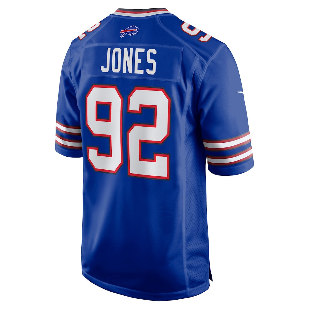 Perkns B.Bills #92 DaQuan Jones Royal Game Player Jersey