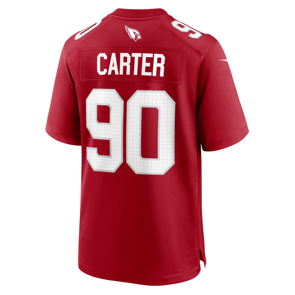 Perkns A.Cardinals #90 Zach Carter Cardinal Team Game Jersey