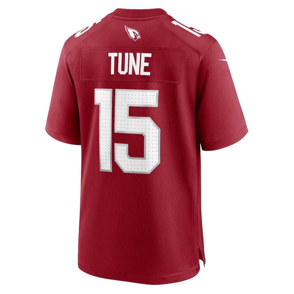 Perkns A.Cardinals #15 Clayton Tune Cardinal Team Game Jersey