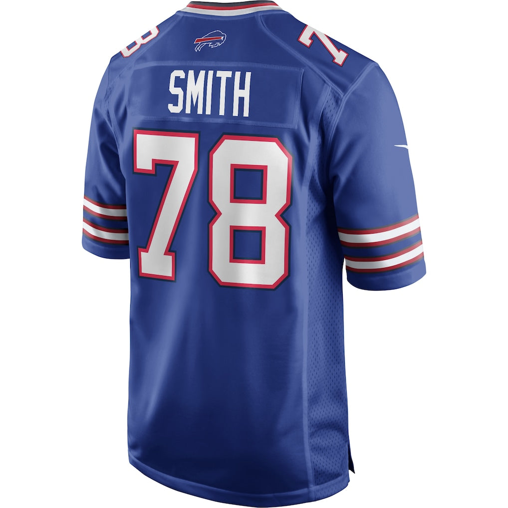 Perkns B.Bills #78 Bruce Smith Royal Game Retired Player Jersey