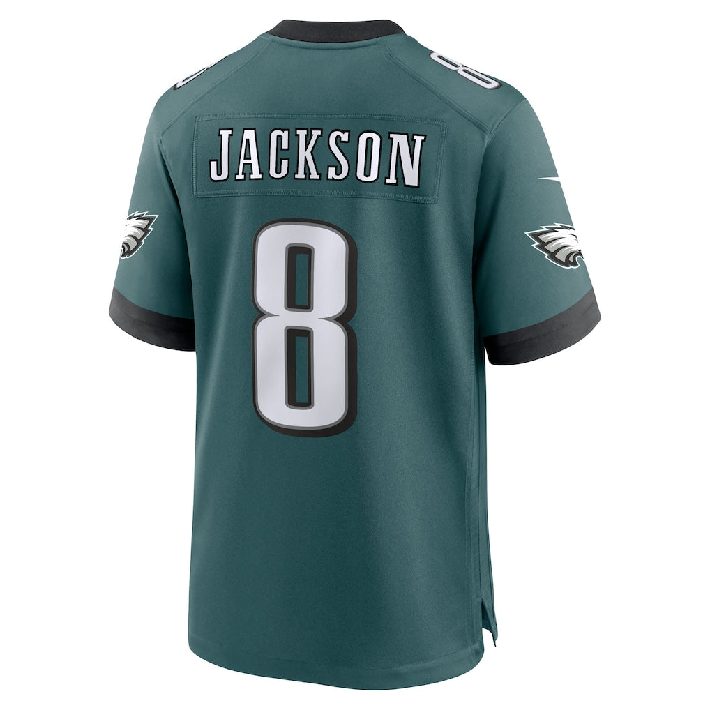 Perkns P.Eagles #8 Adoree' Jackson Midnight Green Team Game Jersey