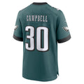 Perkns P.Eagles #30 Jihaad Campbell Green 2025 NFL Draft First Round Pick Game Jersey