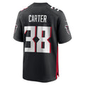 Perkns A.Falcons #38 Nathan Carter Black Team Game Jersey
