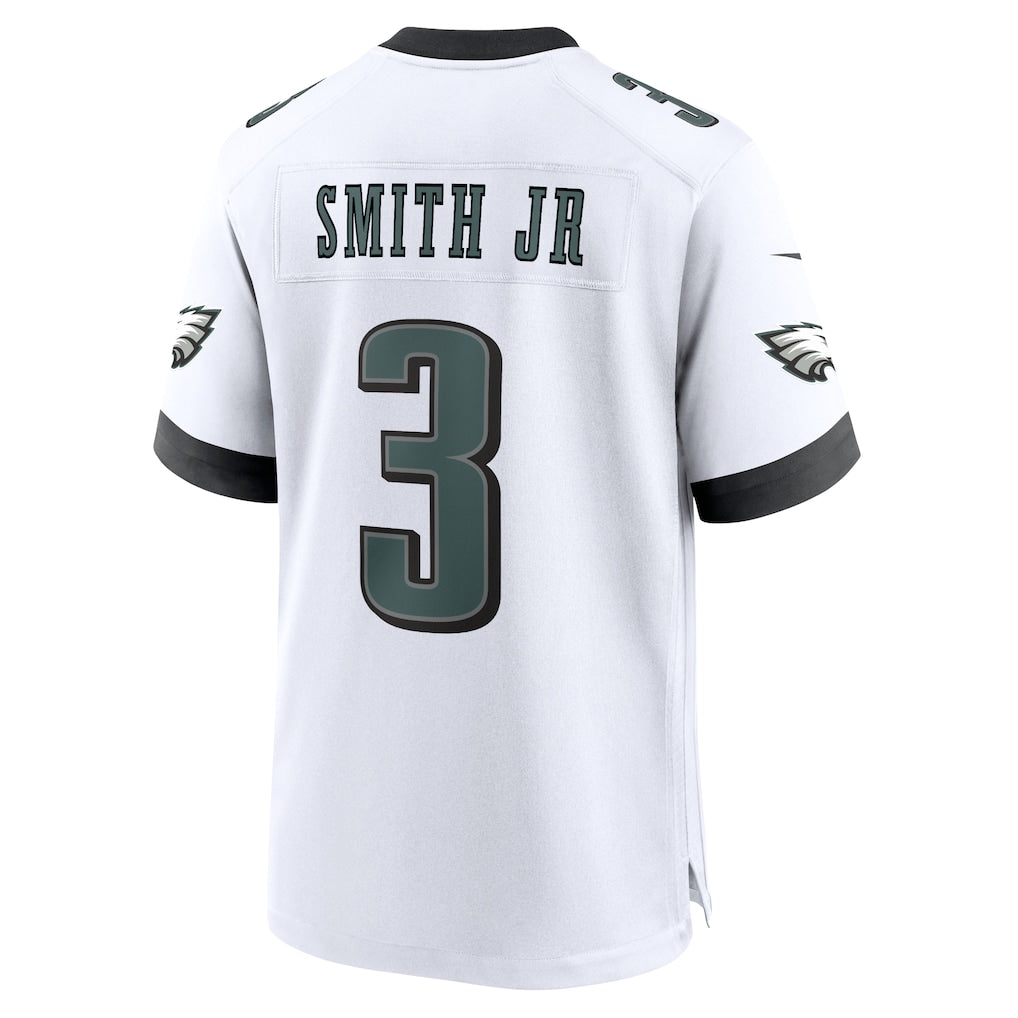 Perkns P.Eagles #3 Nolan Smith White Game Jersey