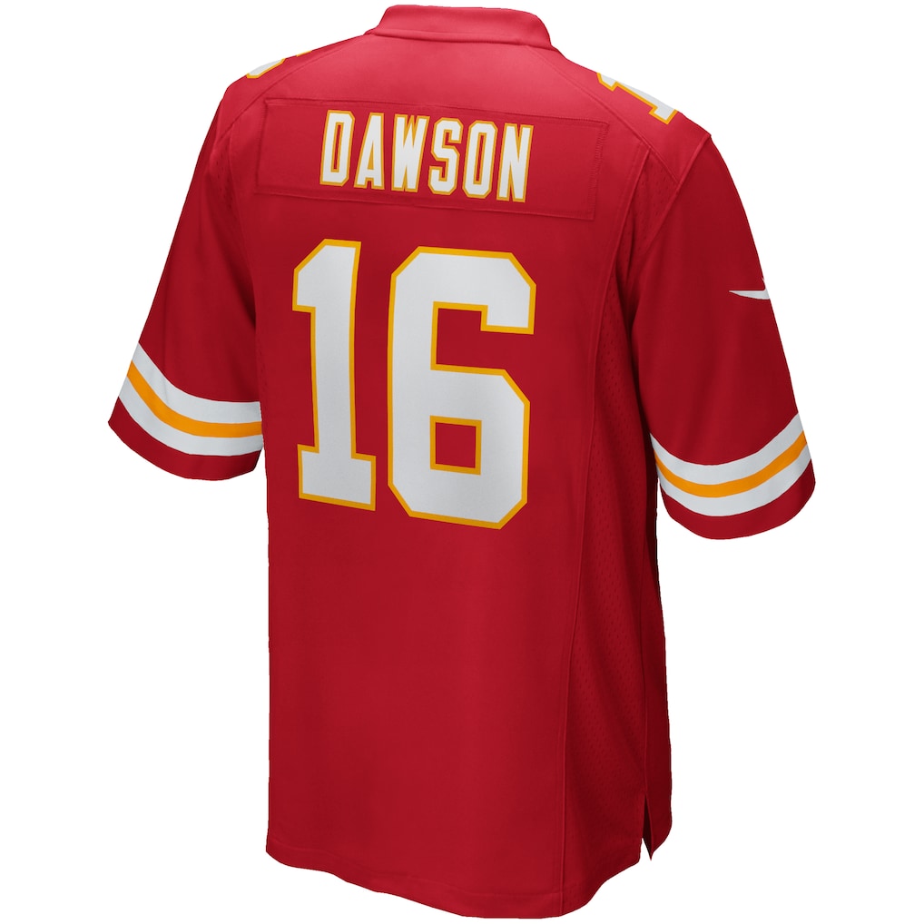 Perkns KC.Chiefs #16 Len Dawson Red Game Retired Player Jersey