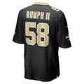 Perkns NO.Saints #58 Chris Rumph II Black Team Game Jersey