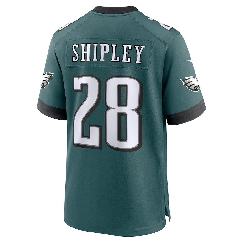 Perkns P.Eagles #28 Will Shipley Midnight Green Team Game Jersey