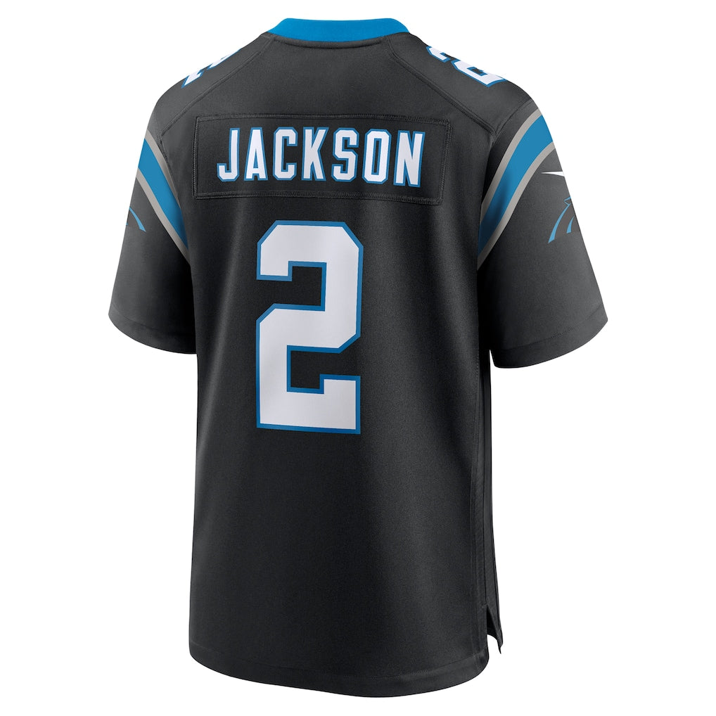 Perkns C.Panthers #2 Mike Jackson Black Game Jersey