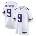 Perkns #9 J.J. McCarthy Player MN.Vikings White Game Stitched Jerseys