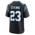 Perkns C.Panthers #23 Trevor Etienne Black Team Game Jersey