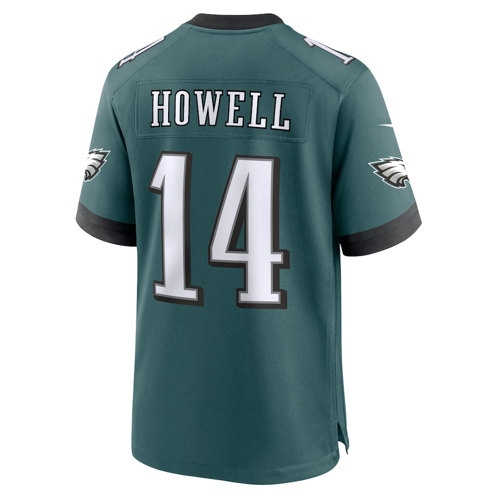 Perkns P.Eagles #14 Sam Howell Midnight Green Team Game Jersey