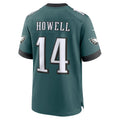 Perkns P.Eagles #14 Sam Howell Midnight Green Team Game Jersey