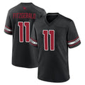 Perkns A.Cardinals #11 Larry Fitzgerald Player Black Alternate Game Stitched Jerseys