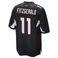 Perkns A.Cardinals #11 Larry Fitzgerald Player Black Game Stitched Jerseys