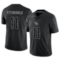 Perkns A.Cardinals #11 Larry Fitzgerald Player Black RFLCTV Limited Stitched Jerseys
