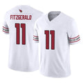 Perkns A.Cardinals #11 Larry Fitzgerald Player White Vapor F.U.S.E. Limited Home Game Stitched Jerseys