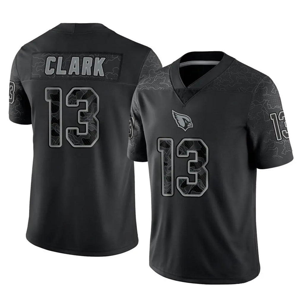 Perkns A.Cardinals #13 Kei'Trel Clark Player Black RFLCTV Limited Home Game Stitched Jerseys