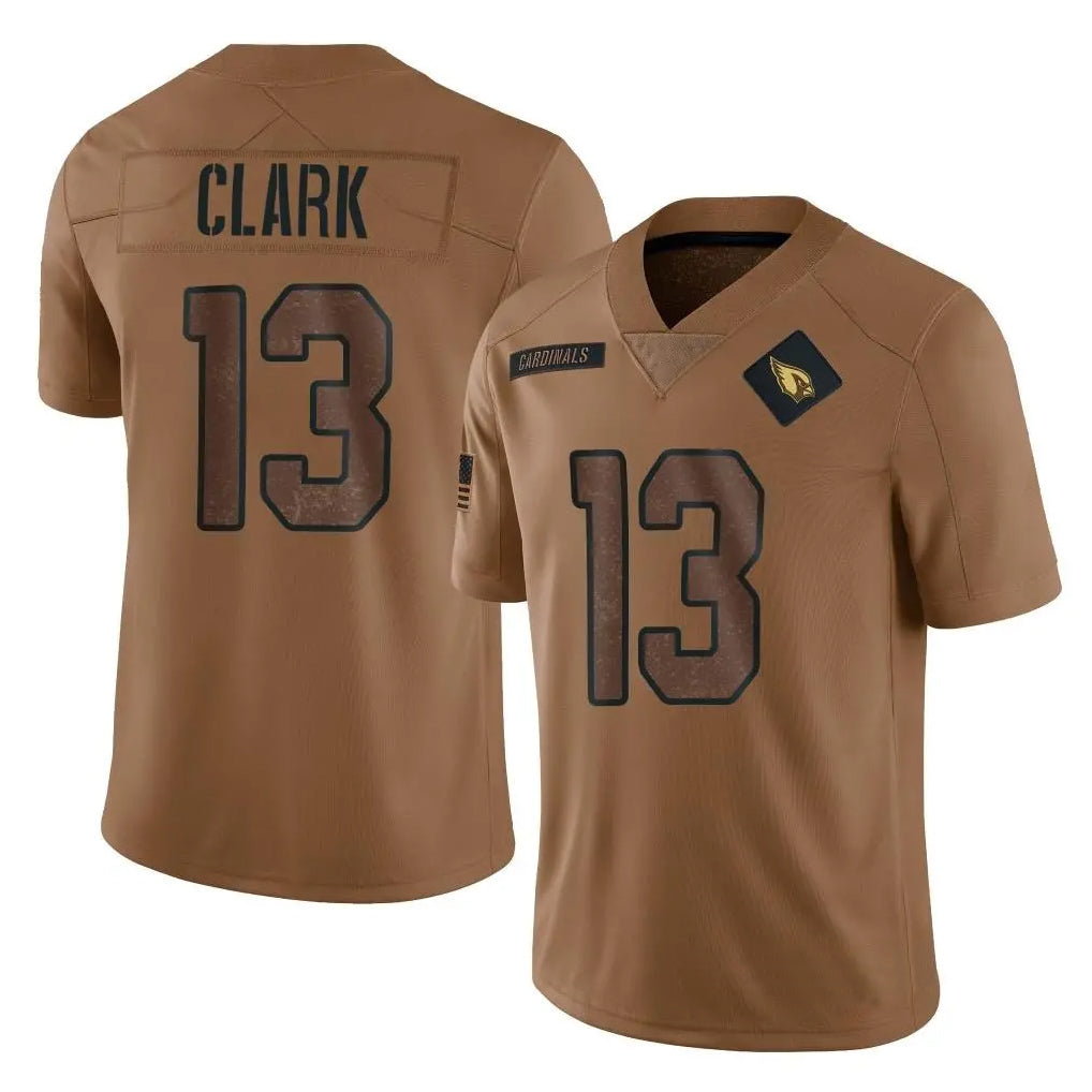 Perkns A.Cardinals #13 Kei'Trel Clark Player Brown Legend Salute To Service Stitched Jerseys
