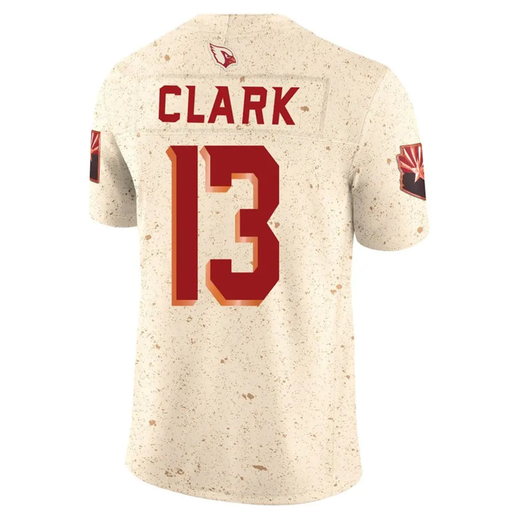 Perkns A.Cardinals #13 Kei'Trel Clark Player Cream Rivalries Collection Vapor Limited Home Game Stitched Jerseys