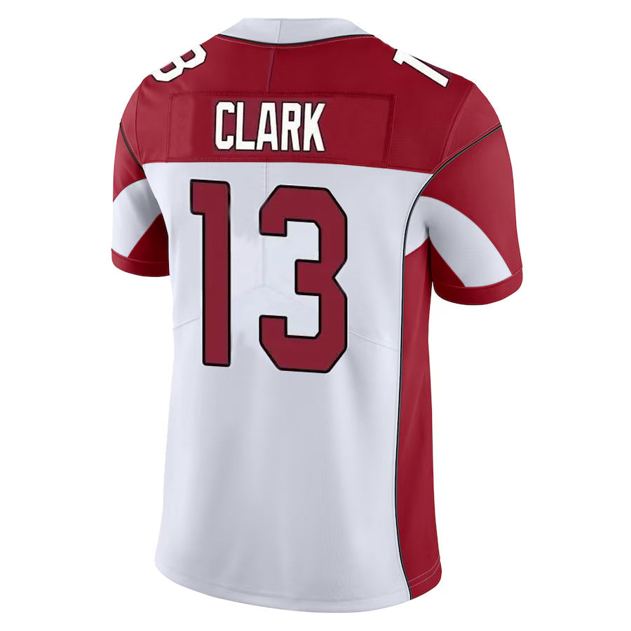 Perkns A.Cardinals #13 Kei'Trel Clark Player White Vapor Limited Home Game  Stitched Jerseys