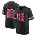 Perkns A.Cardinals #18 Marvin Harrison Jr. Player Black Alternate Game Stitched Jerseys