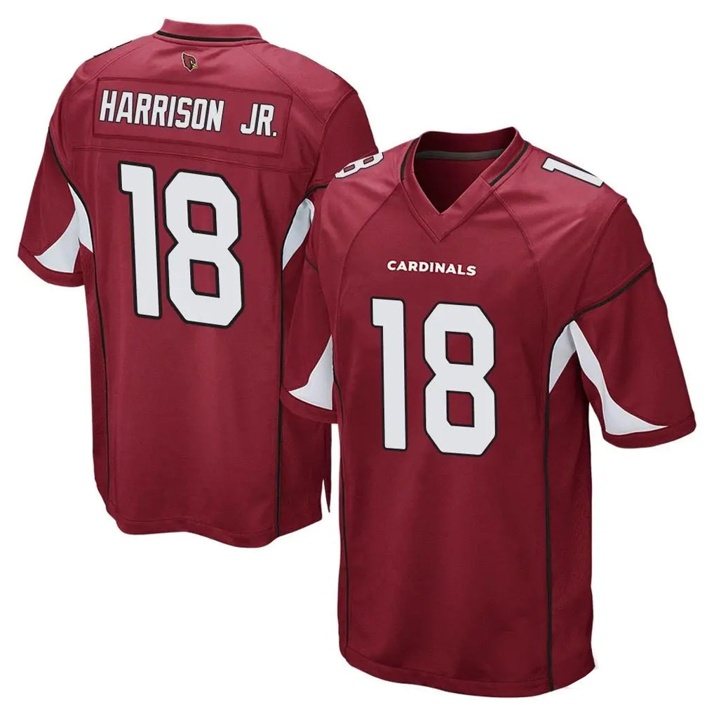 Perkns A.Cardinals #18 Marvin Harrison Jr. Player Cardinal Home Game Stitched Jerseys