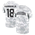Perkns A.Cardinals #18 Marvin Harrison Jr. Player Salute to Service Hoodies & T-Shirts Stitched Jerseys