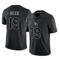 Perkns A.Cardinals #19 Carson Beck Player Black RFLCTV Limited Home Game Stitched Jerseys