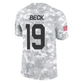 Perkns A.Cardinals #19 Carson Beck Player Camo Salute to Service Limited Home Stitched Jerseys